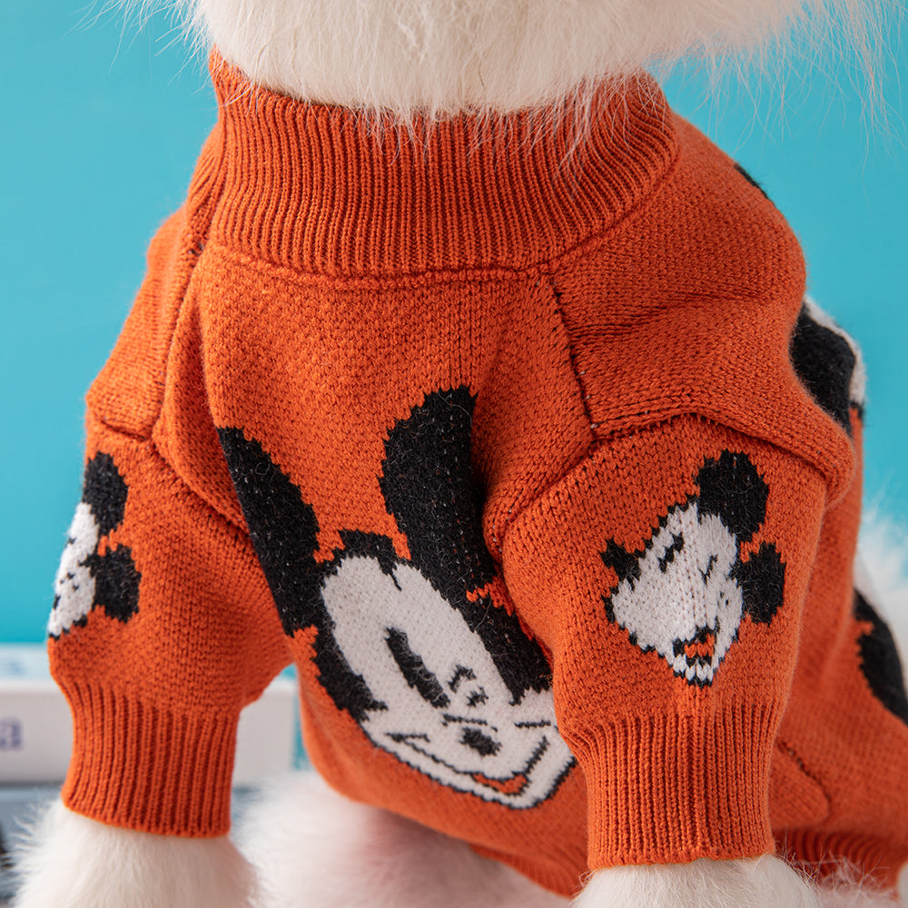 Small Dog Mickey Mouse Sweater