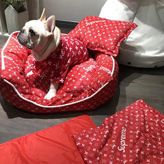 Pupreme 3 Piece Dog Pet Bed Set