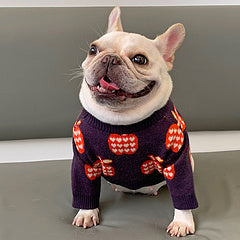 Small Dog Apple Love Sweater