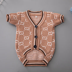 Small Dog Puccii Autumn Leaves Sweater